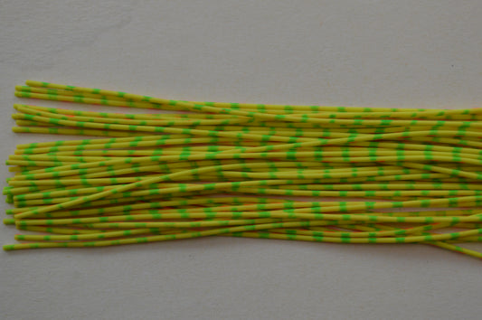Medium Reptile Living Rubber Chartreuse with Orange on 1 side and Lime on 1 side-C-02-04