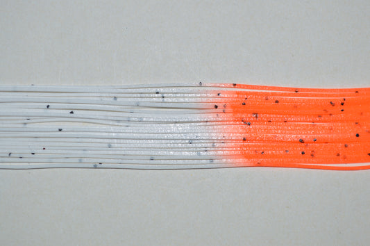 Fire Tip Snow White with Black Flake and Hot Blaze Orange Fire Tip-FT35