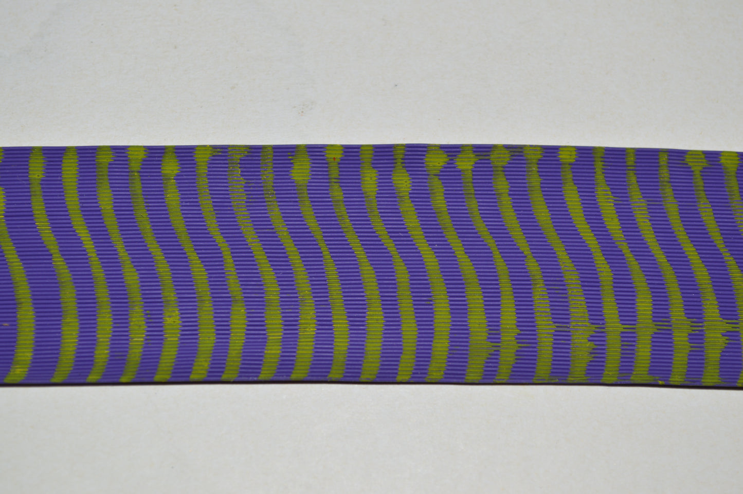 Fine Reptile Living Rubber Purple with Fluorescent Chartreuse Print-I-06 Witch Doctor