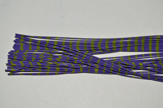 Medium Reptile Living Rubber Purple with Fluorescent Chartreuse-I-06 Witch Doctor