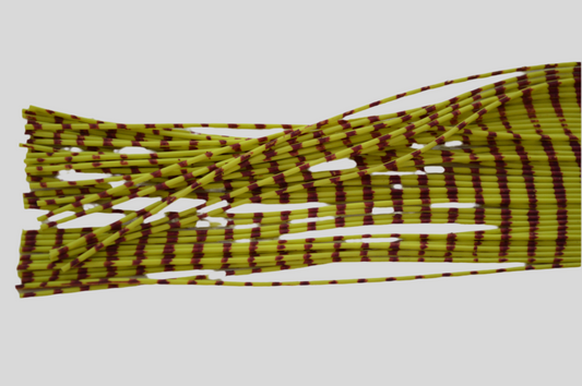 Medium Reptile Living Rubber Chartreuse with Purple Print-C-09 Voodoo Flash