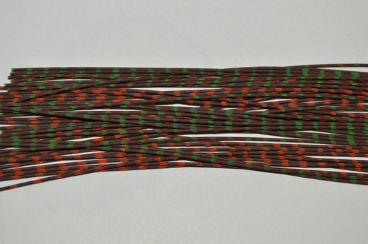 Medium Reptile Living Rubber Brown with Orange on 1 side and Lime on 1 side-D-02-04
