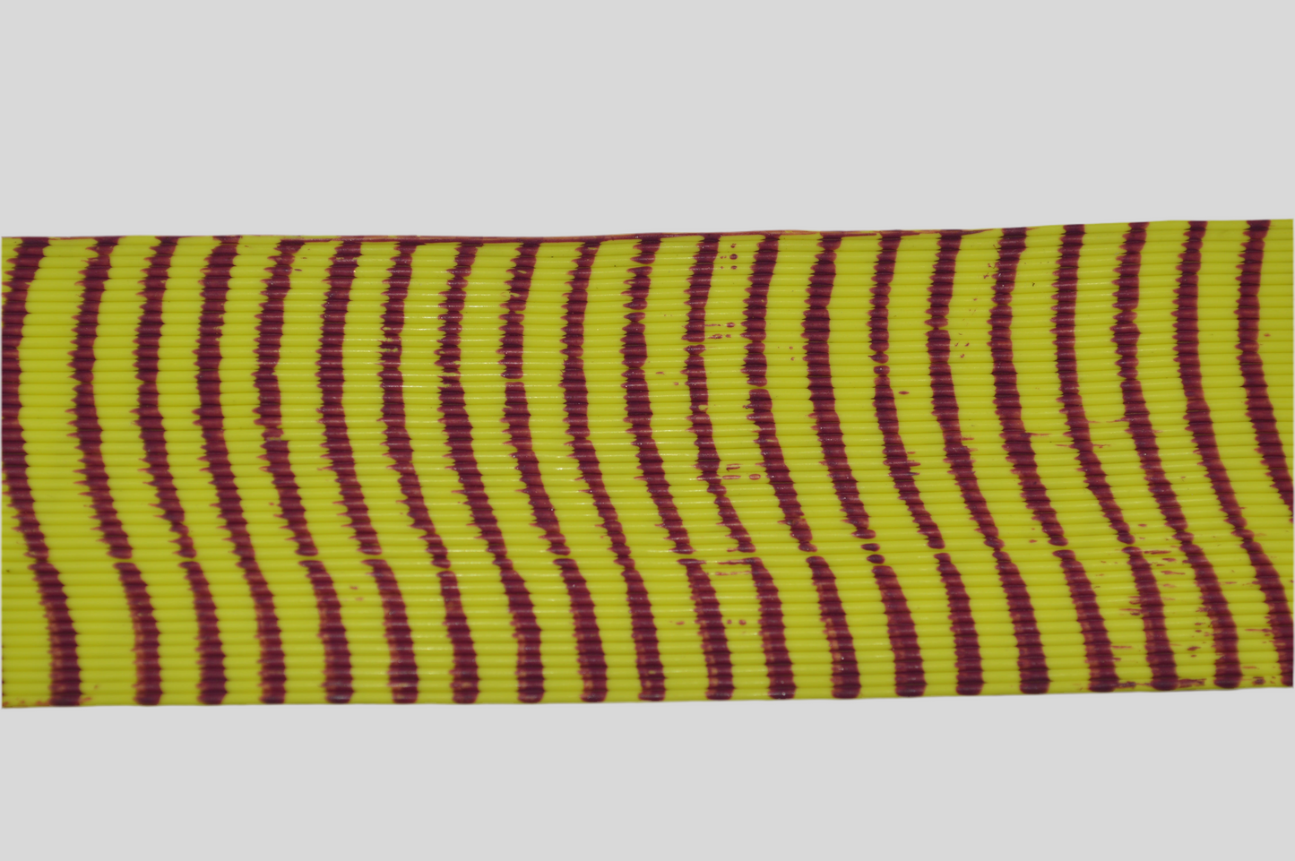 Medium Reptile Living Rubber Chartreuse with Purple Print-C-09 Voodoo Flash