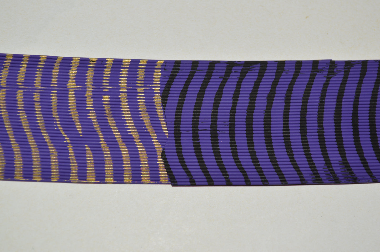Medium Reptile Living Rubber Purple with Black Print on 1 Side and Gold Print on 1 Side-I-03-07 Split Decision