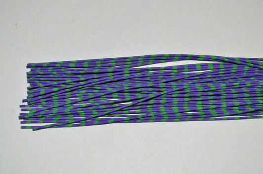 Medium Reptile Living Rubber Purple with Lime Print-I-04