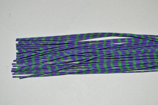 Medium Reptile Living Rubber Purple with Lime Print-I-04 Bug Bite