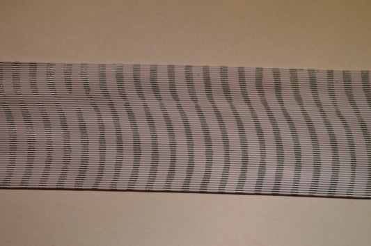 Fine Reptile Living Rubber White with Silver Print-B-05 White Lightning