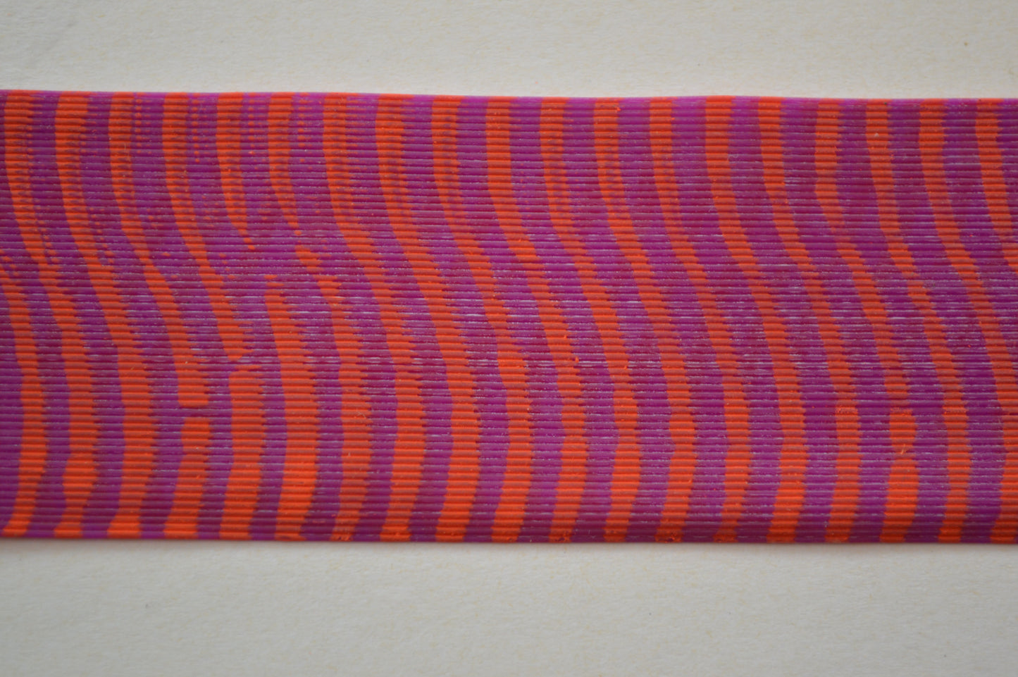 Fine Reptile Living Rubber Fuchsia with Orange Print-N-02 Plum Crazy