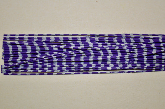 Medium Reptile Living Rubber Purple with White Print-I-10 Ghost Grape