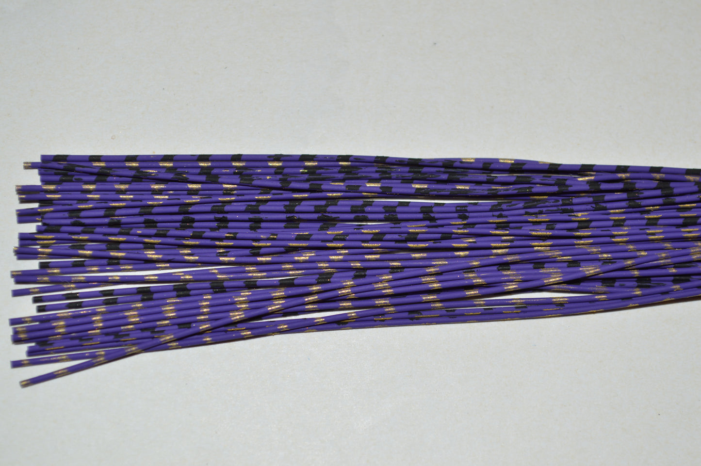 Medium Reptile Living Rubber Purple with Black Print on 1 Side and Gold Print on 1 Side-I-03-07 Split Decision