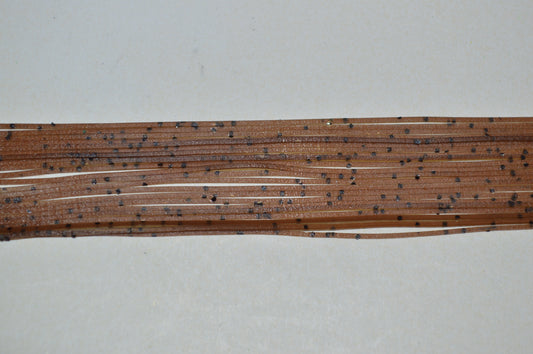 Green Pumpkin with Black Flake silicon skirting-MPF92