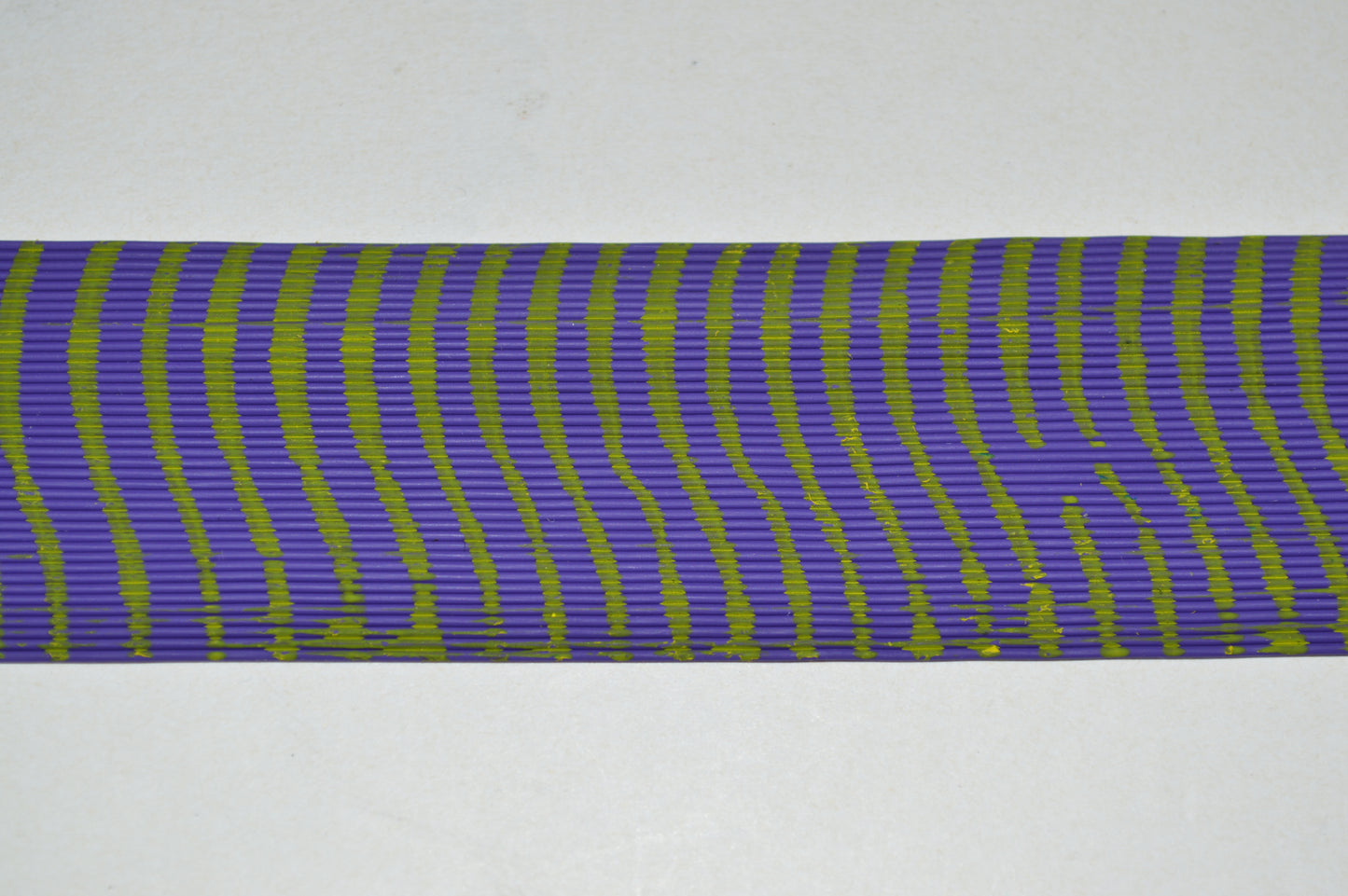 Medium Reptile Living Rubber Purple with Fluorescent Chartreuse-I-06 Witch Doctor