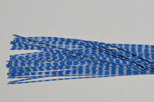 Medium Reptile Living Rubber Blue with White Print-E-10 BLUE ICE