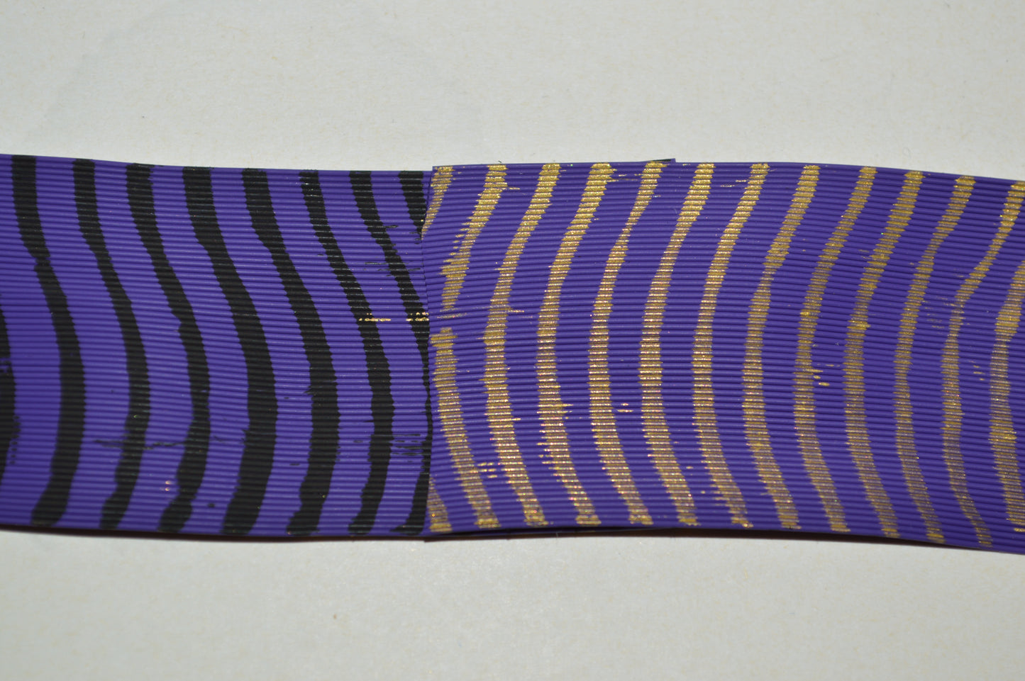 Fine Reptile Living Rubber Purple with Black Print on 1 Side and Gold Print on the other side-I-03-07 Split Decision