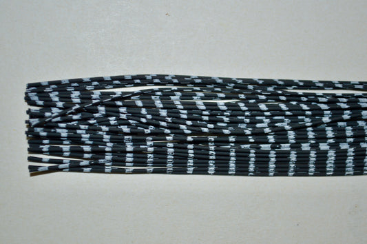 Medium Reptile Living Rubber Black with White Print-A-10 Whiteout Shadow