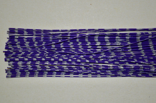 Fine Reptile Living Rubber Purple with Silver Print-I-05 Purple Haze