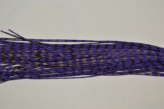Fine Reptile Living Rubber Purple with Black Print on 1 Side and Gold Print on the other side-I-03-07 Split Decision