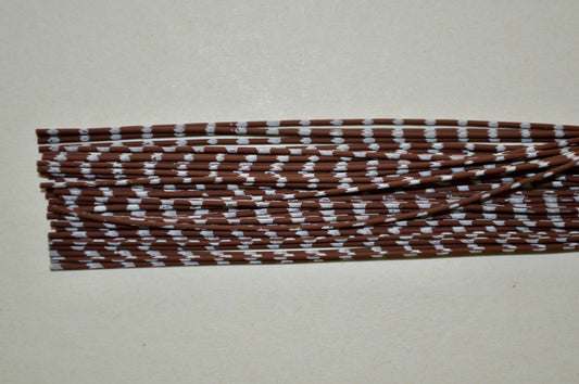 Medium Reptile Living Rubber Brown with White Print-D-10 Frosted Earth