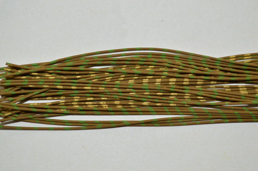 Medium Reptile Living Rubber Pumpkin with Lime on 1 side and Gold on 1 side-K-04-07 Citrus Craw