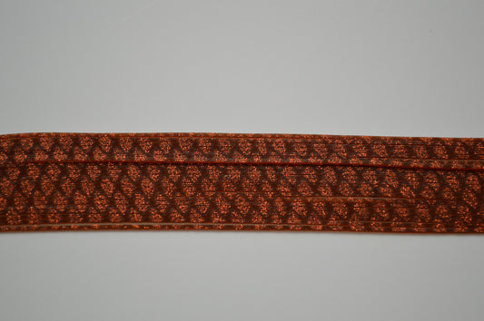 Nature Scales Brown with Copper Glitter silicon skirting-NS2