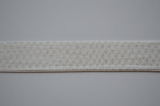 Snow White with Silver Glitter silicon skirting-NS6
