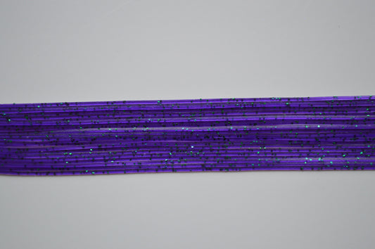 Purple Green Flake (June Bug) silicon skirting material-MPF11