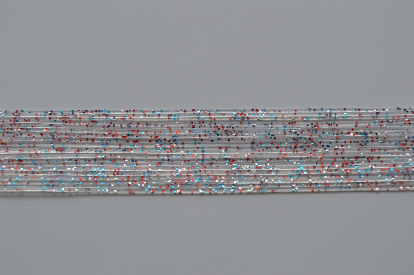 Clear/Red,Blue,Silver flake silicon skirting-MPF19