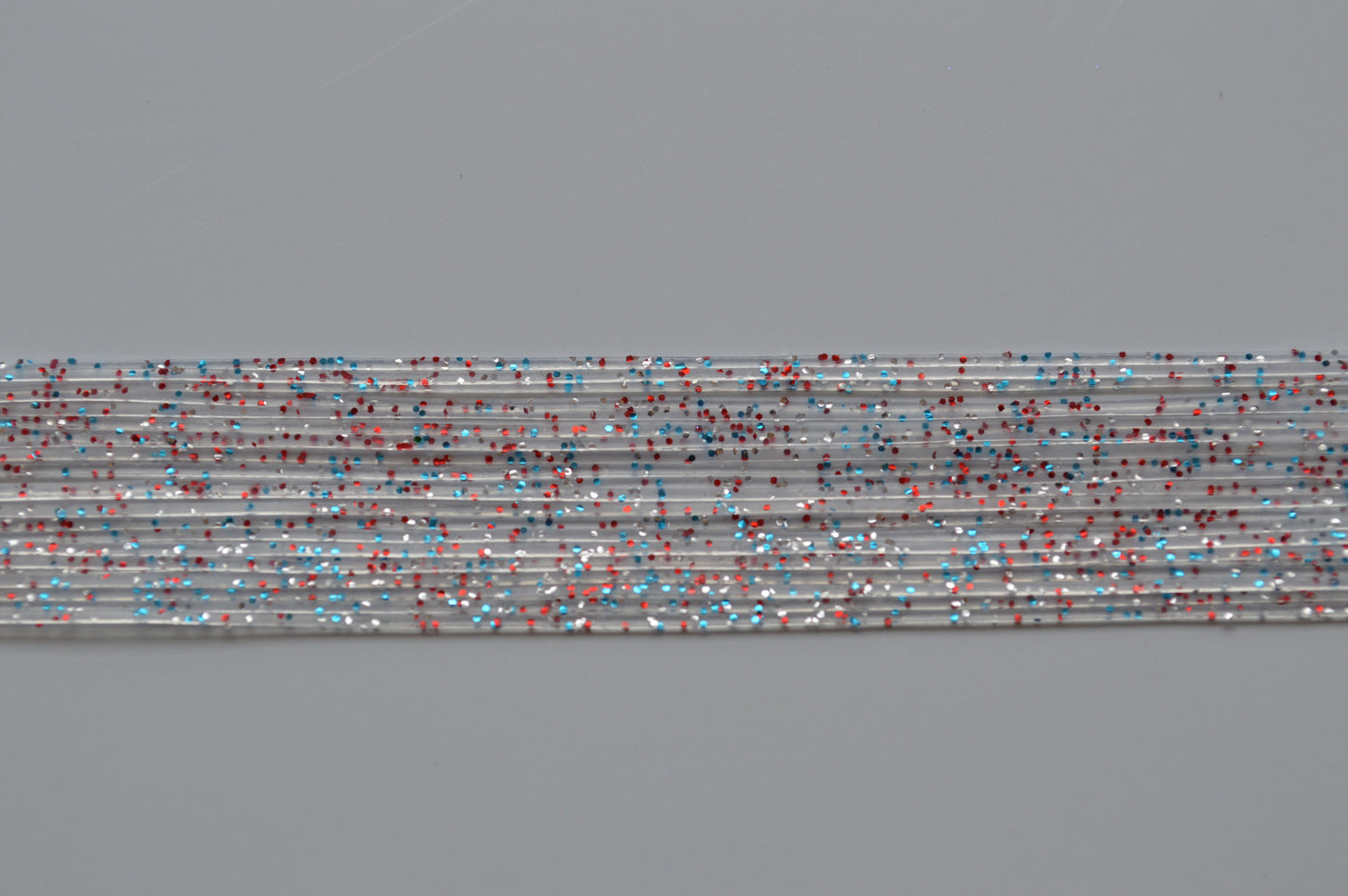 Clear/Red,Blue,Silver flake silicon skirting-MPF19
