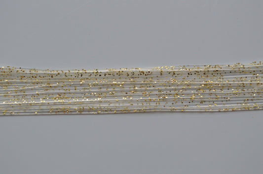 Clear with Gold flake silicon skirting-MPF26