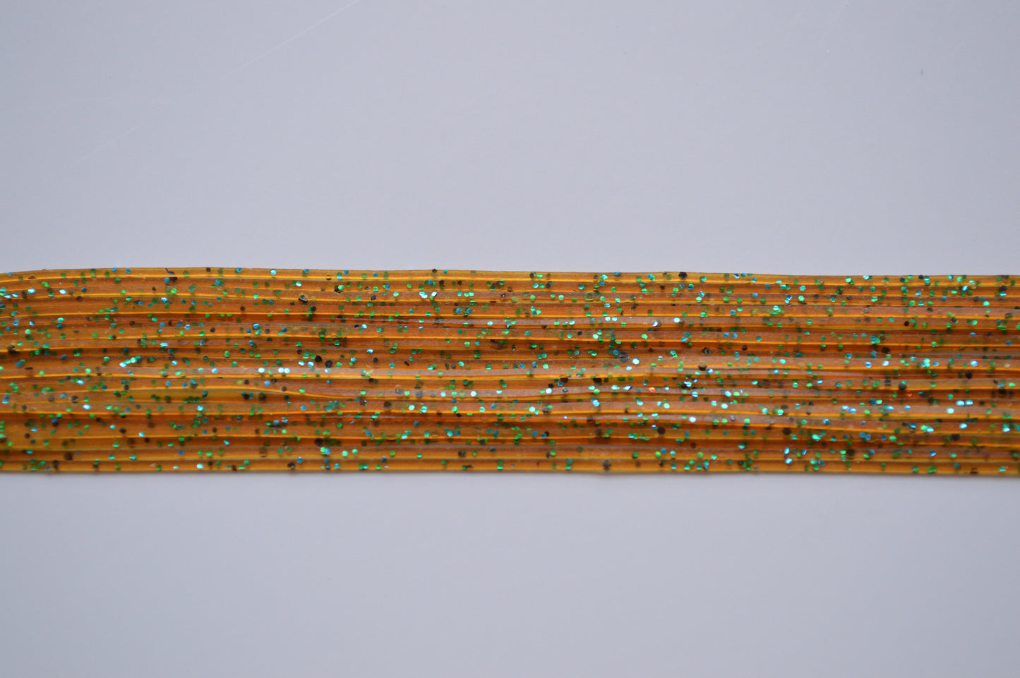 Pumpkin with Blue and Black flake silicon skirting-MPF41