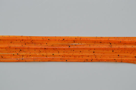 Orange with Orange and Black flake silicon skirting-MPF46