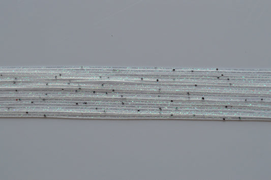 Fine Glitter Clear Green Shad Scale flake silicon skirting-FG3