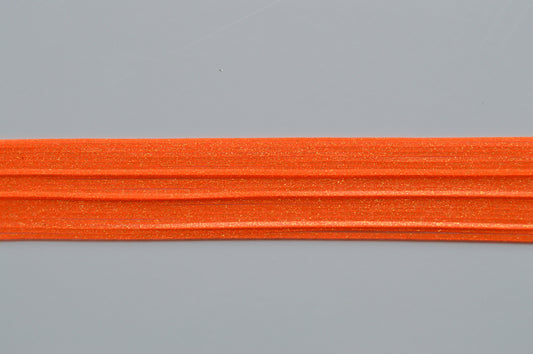 Fine Glitter Hot Blaze Orange with Gold flake silicon skirting-FG8