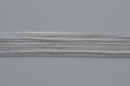 Fine Glitter Clear Silver flake silicon skirting-FG9