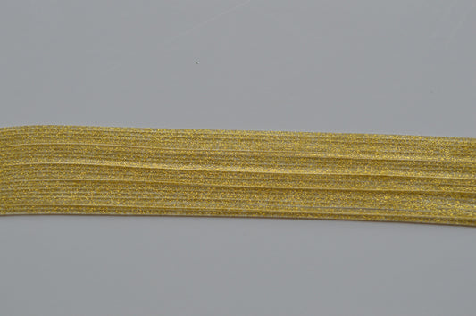 Fine Glitter Clear Dark Gold flake silicon skirting-FG10