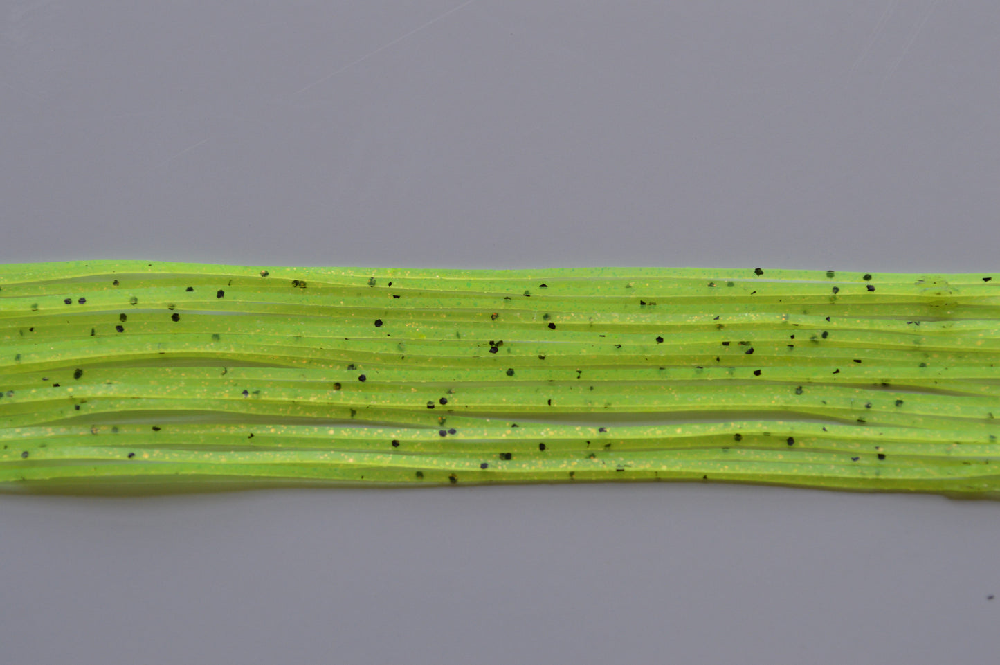 Fine Glitter Hot Chartreuse with Orange Crystal and Black flake silicon skirting-FG13