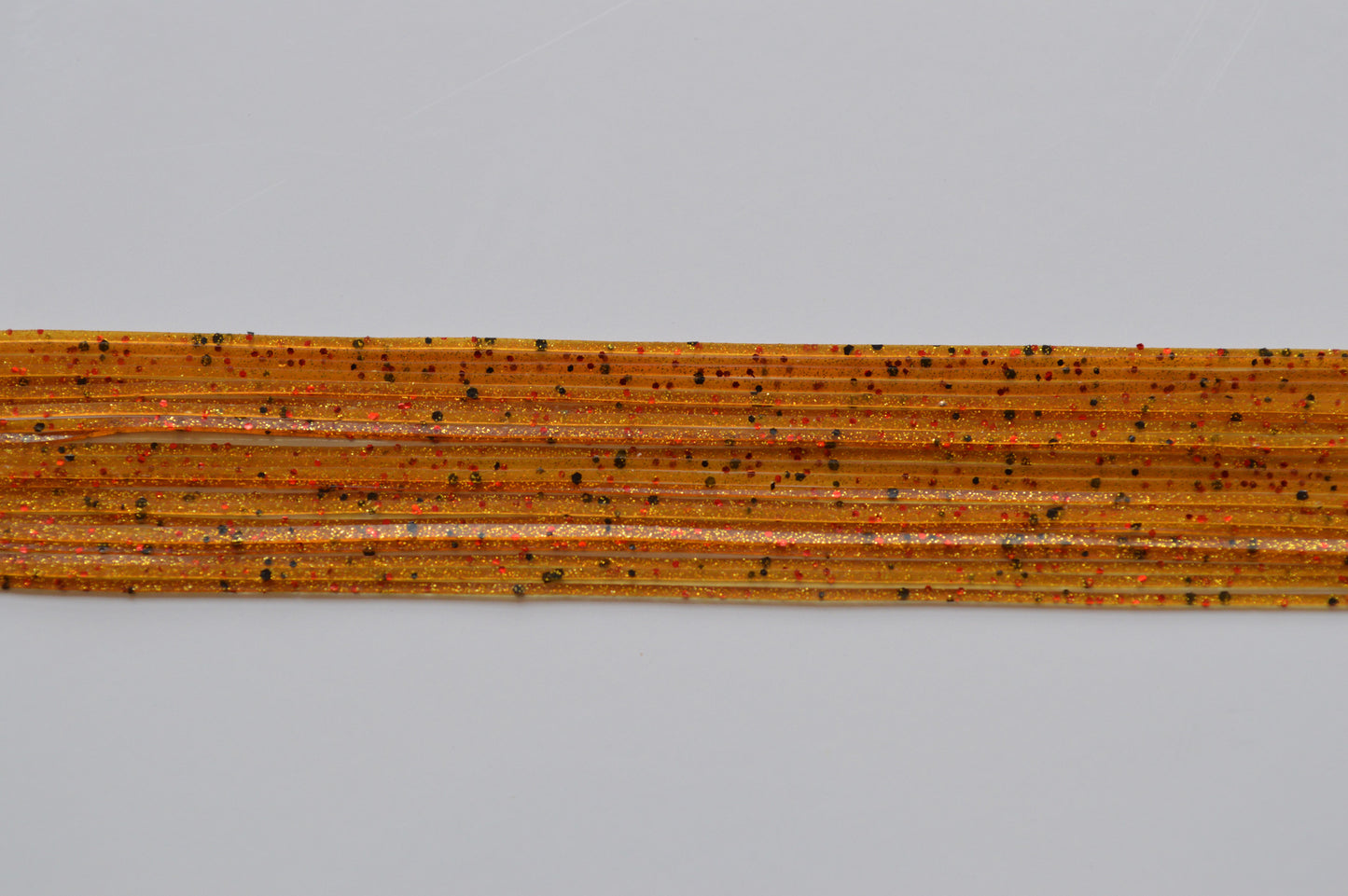 Fine Glitter Pumpkin with Red, Gold and Black flake silicon skirting-FG17