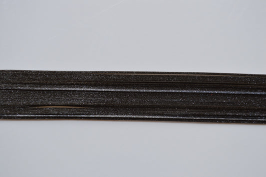 Fine Glitter Deep Black with Gunmetal flake silicon skirting-FG18