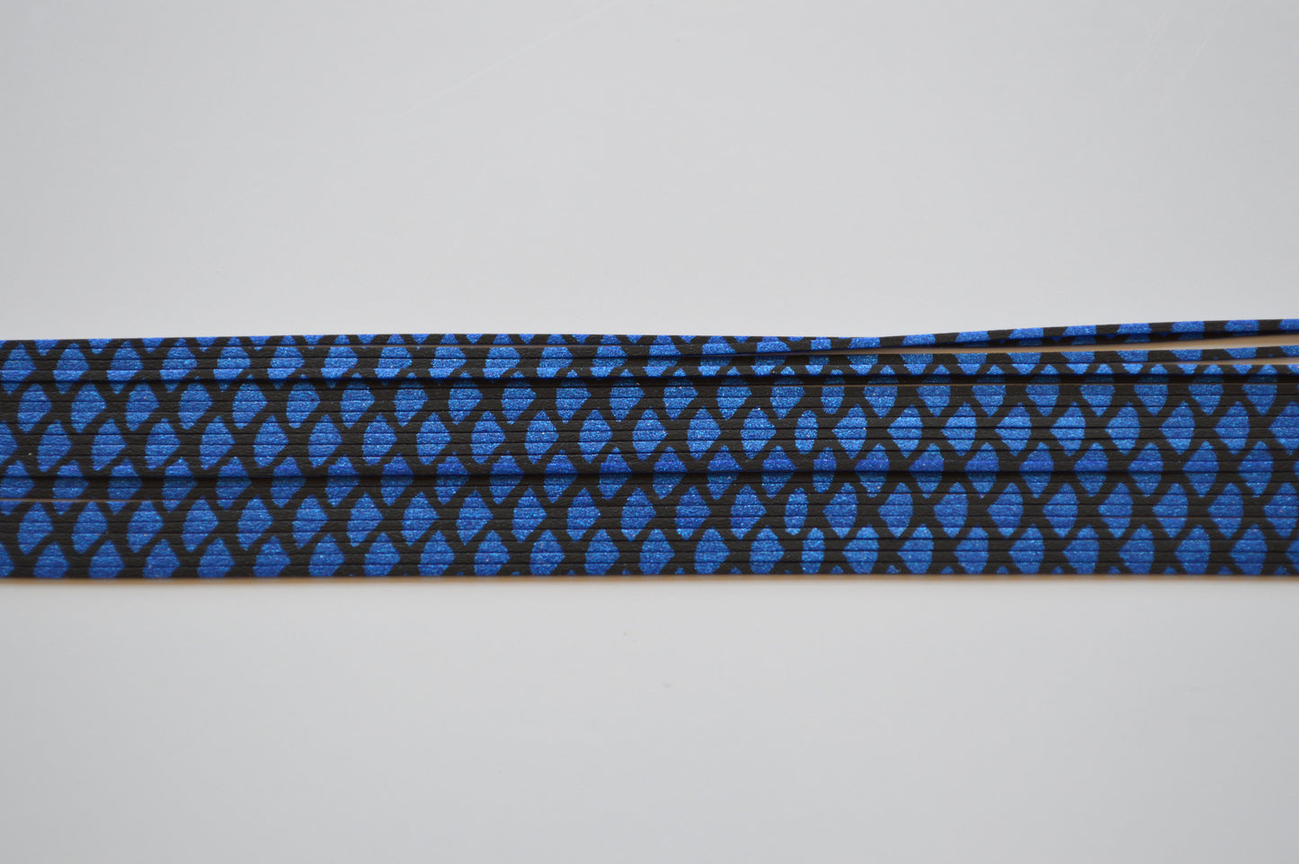 Fish Scale Metallic Blue with Black silicon skirting-FS1