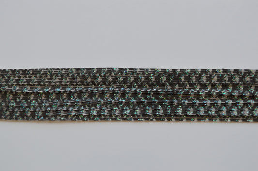 Fish Scale Smoke with Green Crystal and Black silicon skirting-FS5