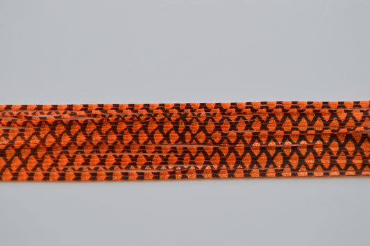 Fish Scale Orange with Black silicon skirting-FS9