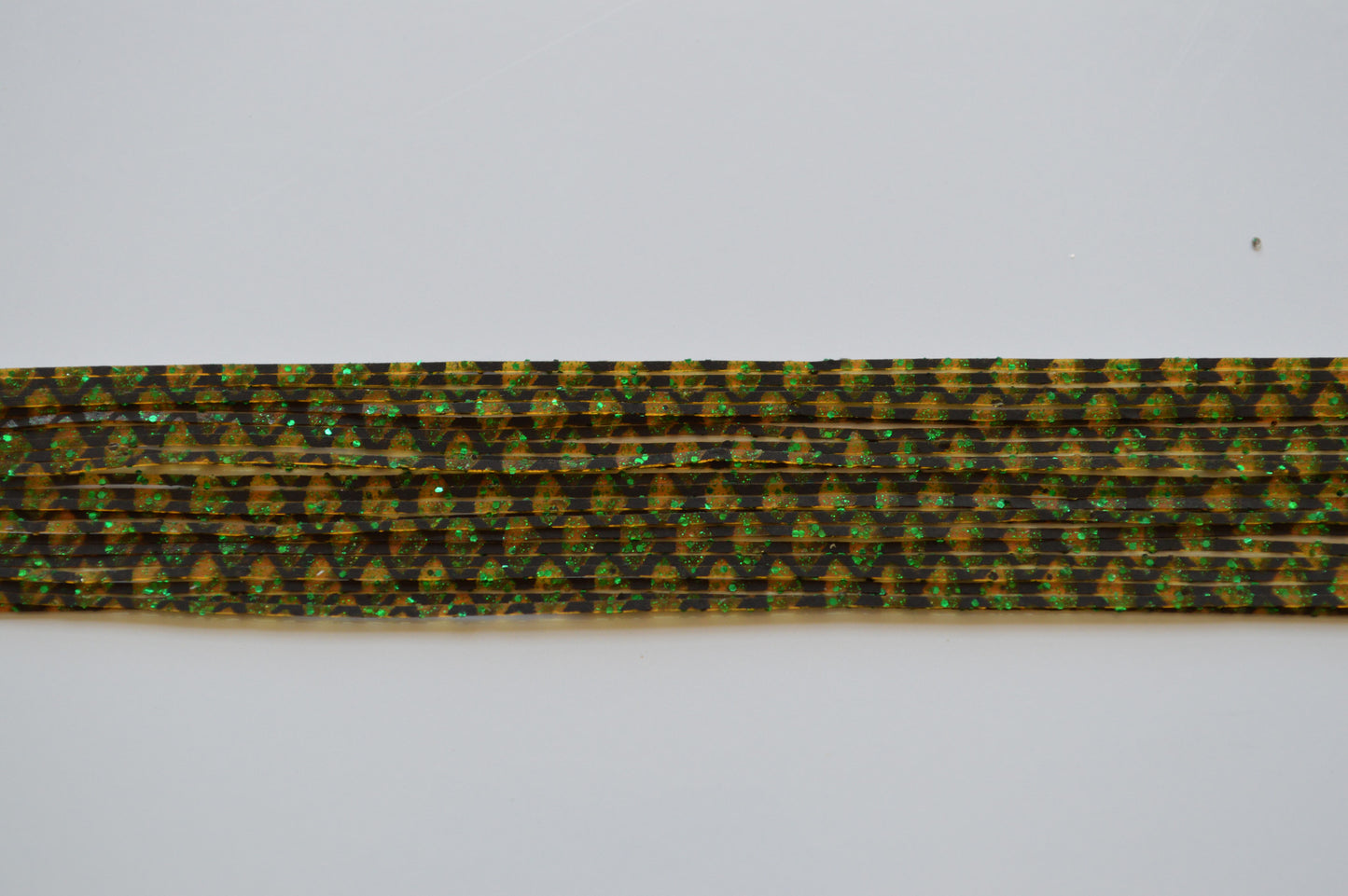 Fish Scale Pumpkin with Green flake and Black silicon skirting-FS10