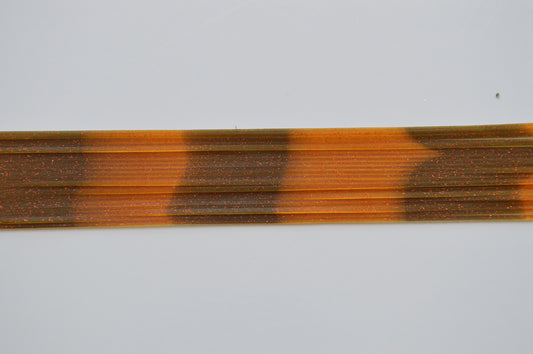 Green Pumpkin with Orange flake, Pumpkin, Orange stripes-S4