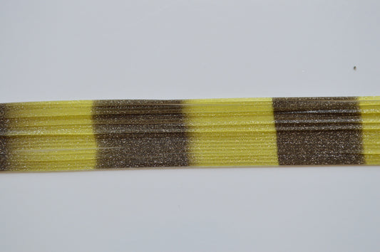 Green Pumpkin with Neon Silver flake, Natural Chartreuse with Neon Silver Stripes-S5