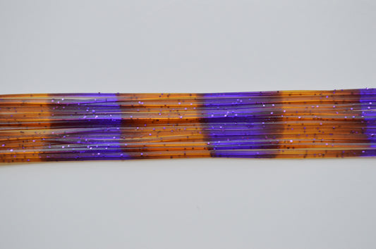 Pumpkin with Purple flake, Purple with Purple stripes-S6