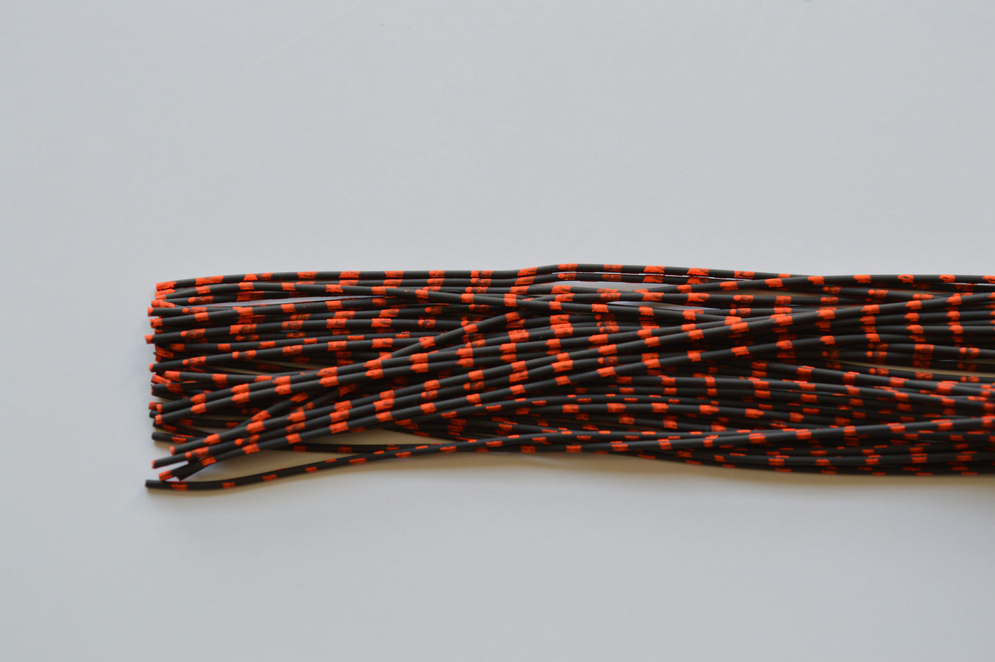 Medium Reptile Living Rubber Black with Orange Print-A-02