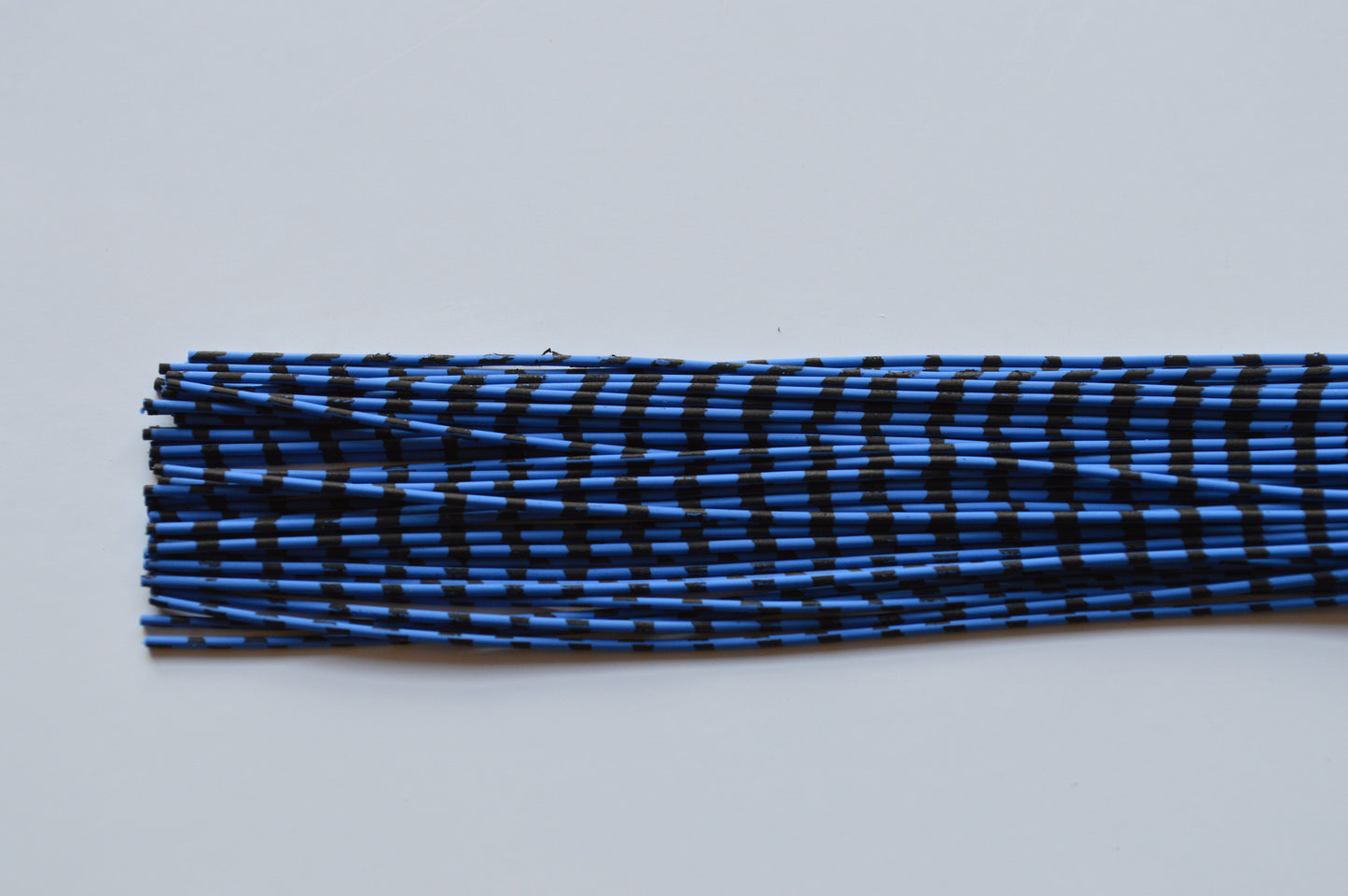Medium Reptile Living Rubber Blue with Black Print-E-03 Blue Venom