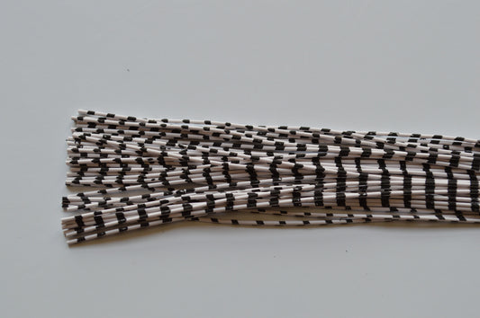 Medium Reptile Living Rubber White with Black Print-B-03 Salt & Slay