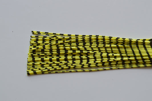 Medium Reptile Living Rubber Chartreuse with Black Print-C-03