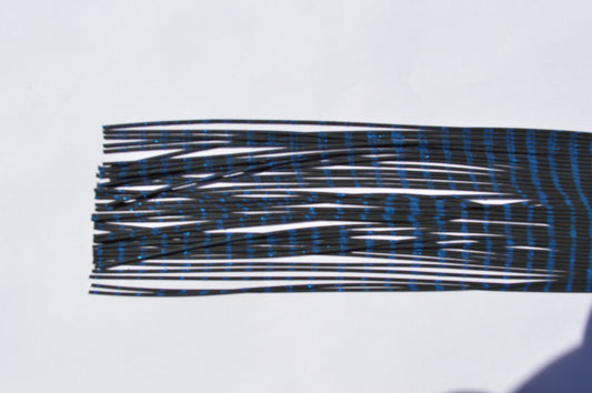 Medium Reptile Living Rubber Black with Blue Print-A-01 Stealth Blue